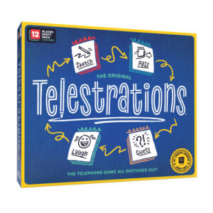קופסת משחק הציור והניחוש Telestrations ל־12 משתתפים